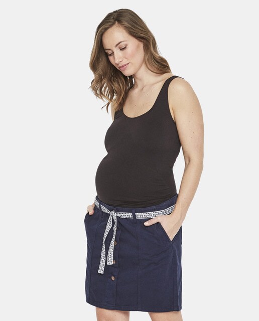 Saia curta de pré-mamã Mamalicious com botões à frente