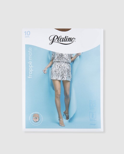 Collants de mulher Frappe Mate Beach castanhos