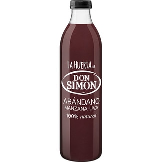 DON SIMON La Huerta Heidelbeer-, Apfel- und Traubensaft 100% natürlich Flasche 750 ml