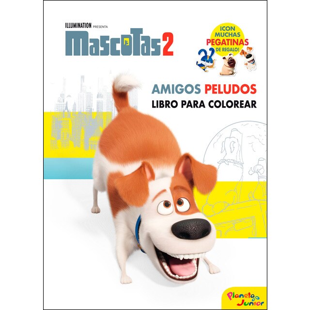 Mascotas 2. Amigos peludos: Libro para colorear con pegatinas.pdf
