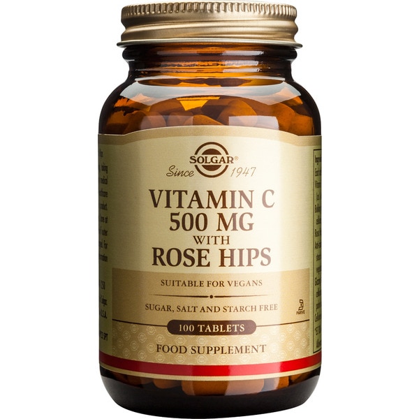 Vitamina C 500 mg Roseira Brava frasco 100 comprimidos