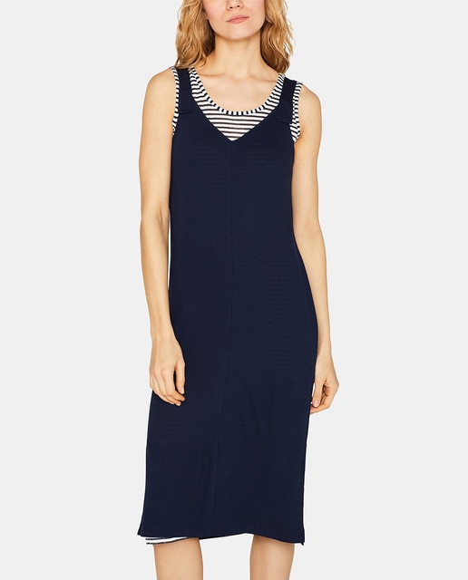 esprit navy blue dress