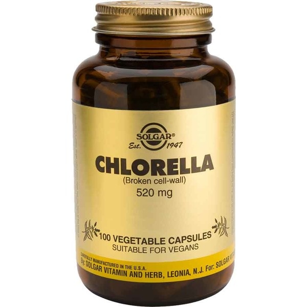 Chlorella 520 mg frasco 100 cápsulas