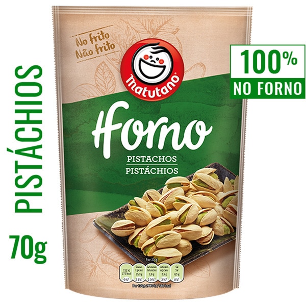 Pistachos Tostados no Forno 70 g