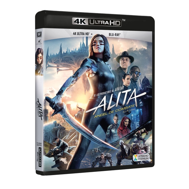 Alita: Ángel de combate (4K Ultra HD + Blu-Ray).