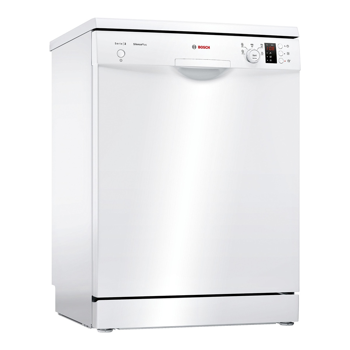 Lavavajillas Bosch Sms25dw05e 5 programas 13 servicios blanco xl de 60cm para motor ecosilence a++ serie 2 capacidad cubiertos 48 db clase libre instalacion freestanding 2400 5060