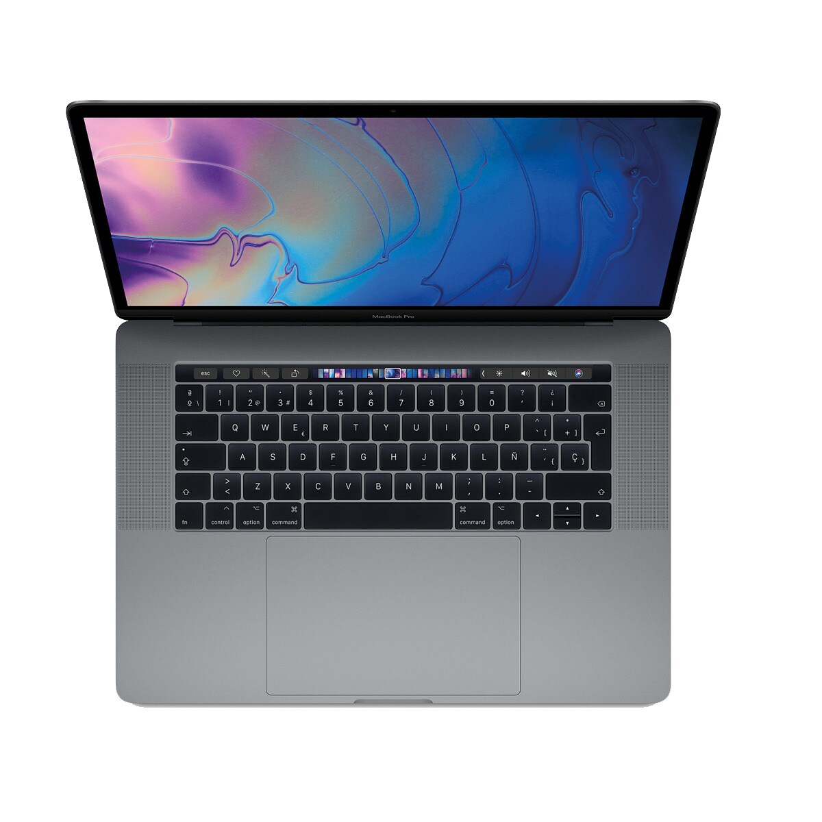 Apple MacBook Pro 15 con Touch Bar, i7, 16 GB, 256 GB SSD, Radeon Pro 555X 4GB, Gris espacial