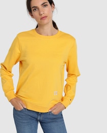 tommy hilfiger yellow hoodie women's