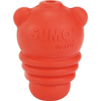 Sumo red dog toy for filling with treats size XS 1 each BEEZTEES Supermercado El Corte Ingles El Corte Ingles