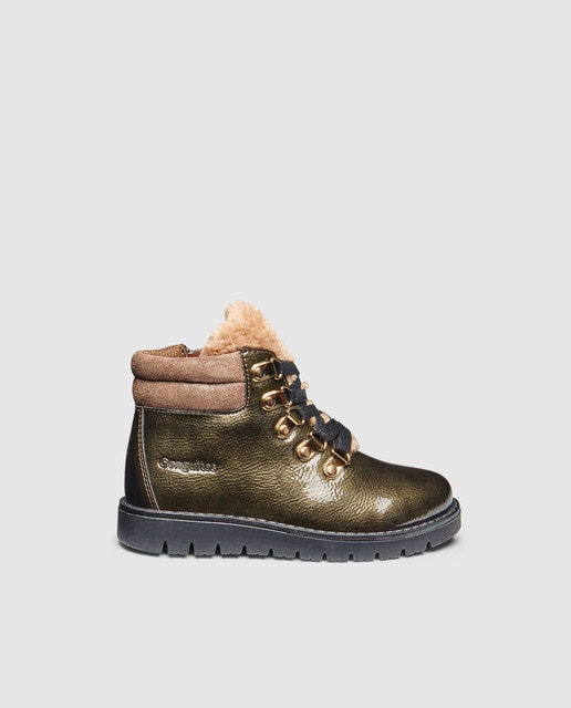 Botas de niña Conguitos de color marrón