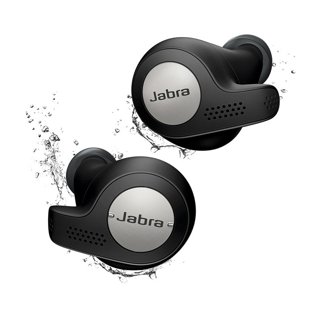 Auriculares de botón Jabra Elite Active 65t Titanio y negro True Wireless