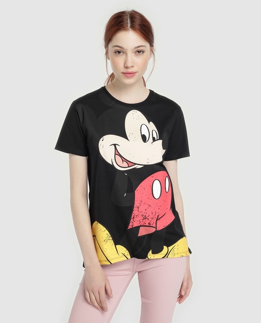 camiseta mickey mujer