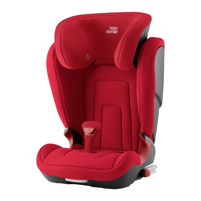 Silla Auto Elevador con Isofix grupo 2 y 3 Rojo