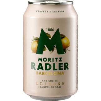 precios Moritz 7 Cerveza Rubia Con Zumo Natural De Limón Lata 33 Cl en Hipercor