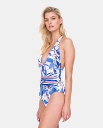 Halter Sakura Azul En Mujer De Bañador tsxQrohdCB