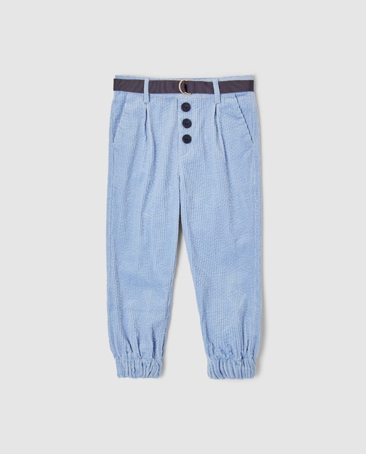 Pantalón de niña Bass 10 azul de pana