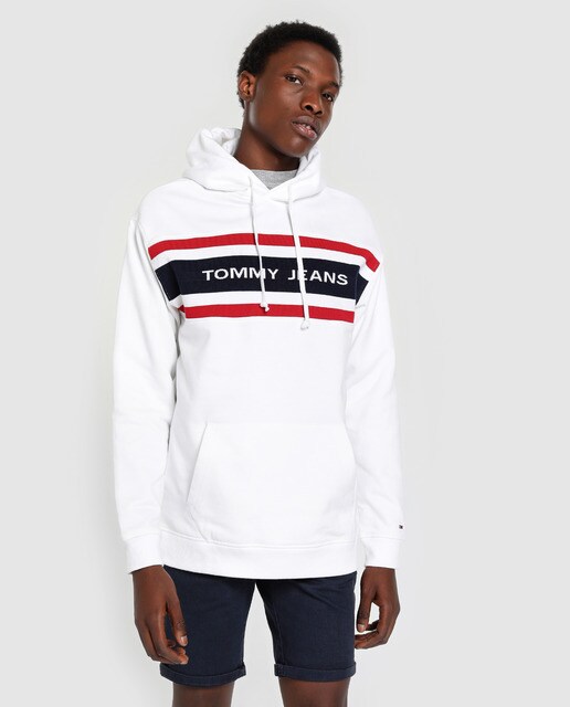 tommy jeans white sweatshirt