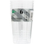 vaso transparente reutilizable 320 cc paquete 6 unidades