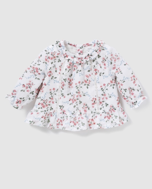 Blusa de bebé niña Freestyle con cuello babero