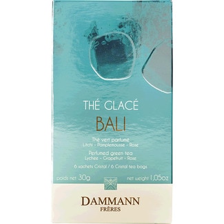Dammann Fréres Chá Verde Frio Bali embalagem 6 unidades