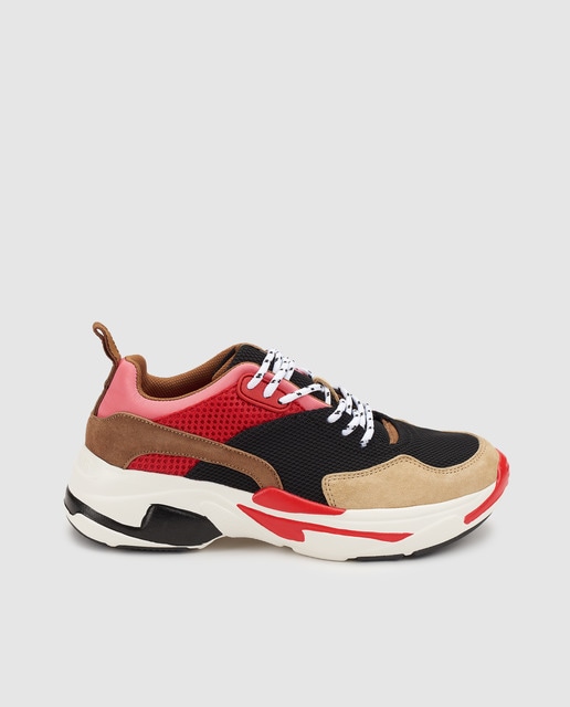 Sapatilhas desportivas de mulher Pepe Jeans pretas com atacadores