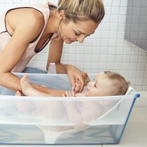 Stokke ® Flexi Bath foldable bath with heat-sensitive plug