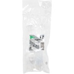 Reusable transparent tasting spoon packet 12 units