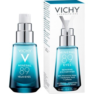 VICHY MINERAL 89 contorno de ojos formulado con ácido hialurónico y cafeína pura 15 ml para piel sensible
