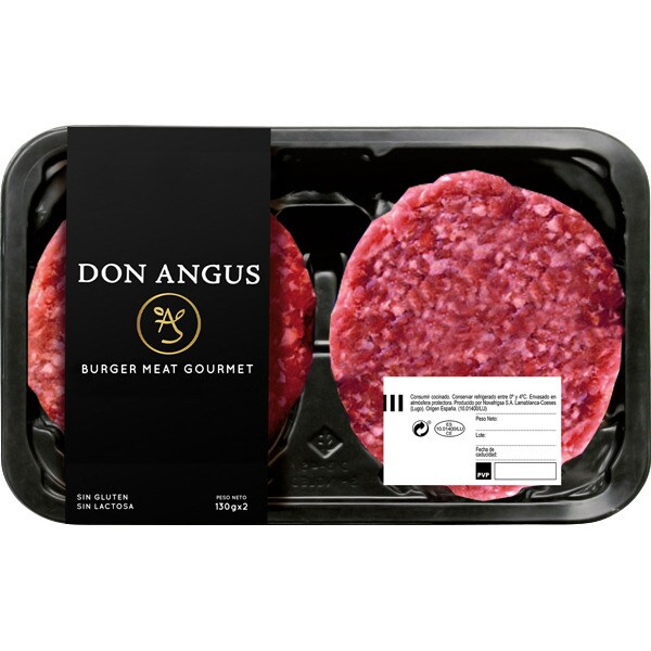 Buy Gourmet Angus beef burgers, glutenfree and lactosefree 2 burgers