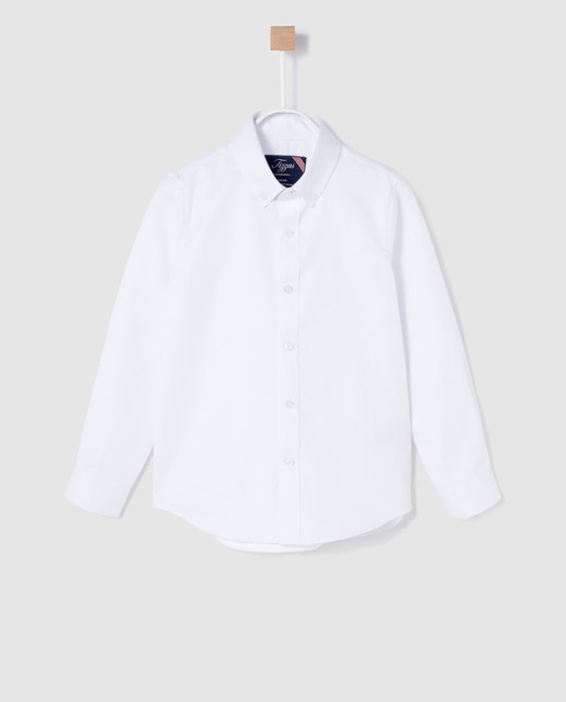 Camisa de niño Tizzas en blanco