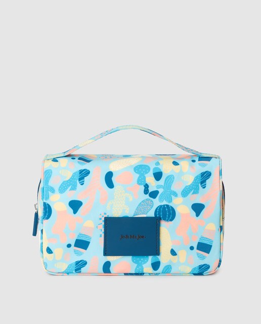 Nécessaire de mulher Jo & Mr. Joe com estampado multicolor e velcro