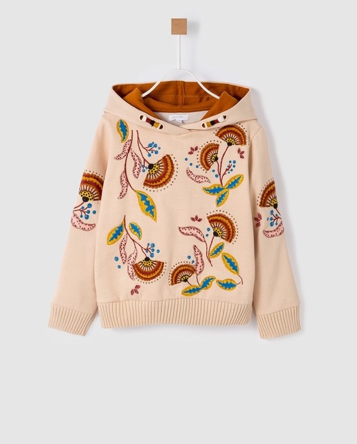 Sudadera de niña Bass 10 con capucha y bordados