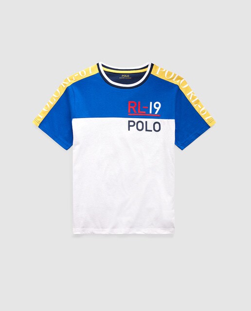 ralph lauren colour block t shirt