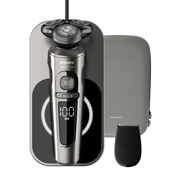 Afeitadora Eléctrica Philips Prestige Serie 9000 Para Uso En Seco Y Húmedo Electrodomésticos Hipercor