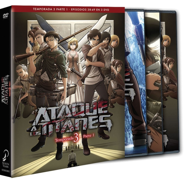 Ataque a Los Titanes. 3ª Temporada (DVD).