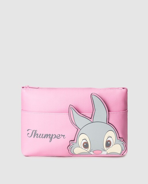 Nécessaire rosa com estampado