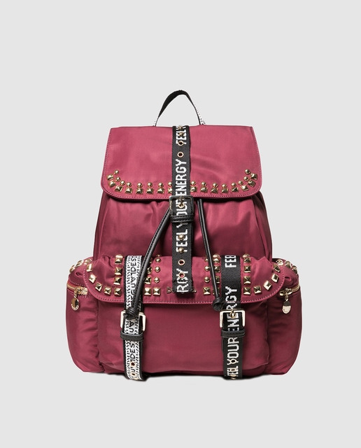 mochila rockera mujer