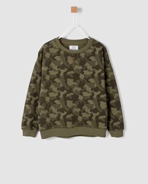sudadera camuflaje niño