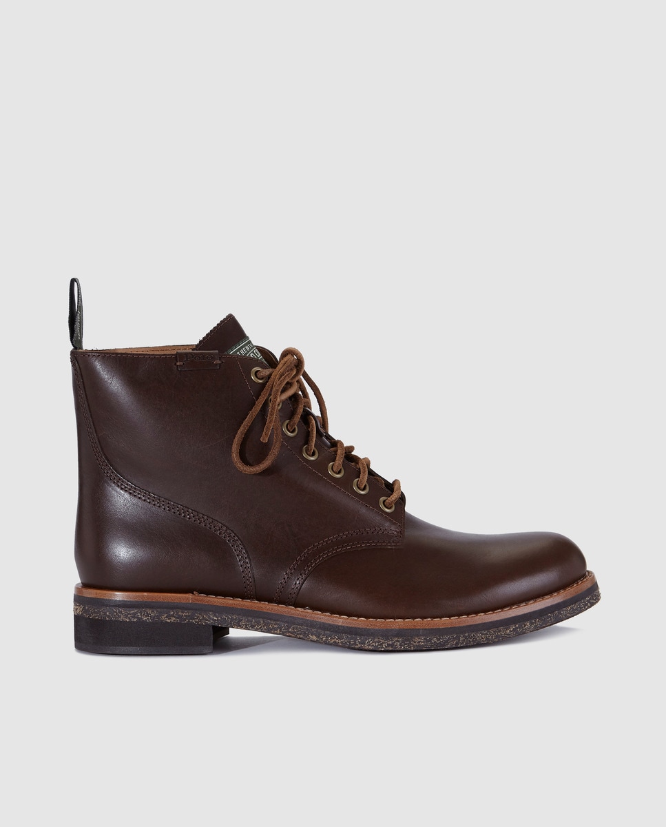 Botas de hombre Polo Ralph Lauren de piel en color marrón · Polo Ralph