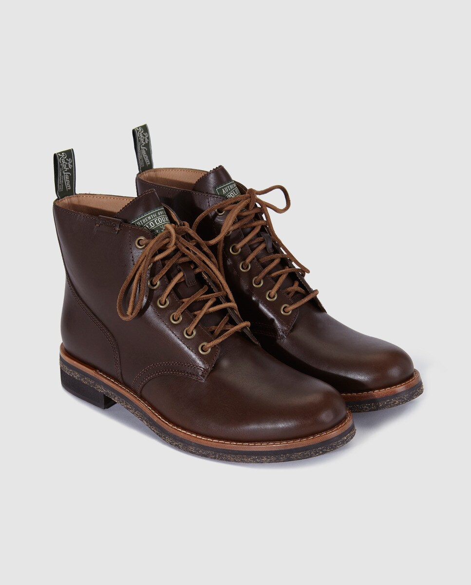 Botas de hombre Polo Ralph Lauren de piel en color marrón · Polo Ralph