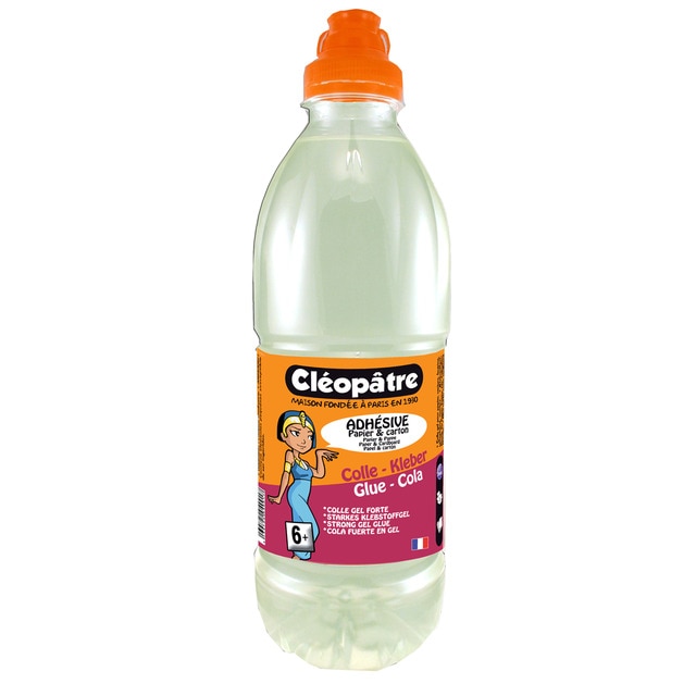 Bote Cola 1000g Cleopatre Transparente.