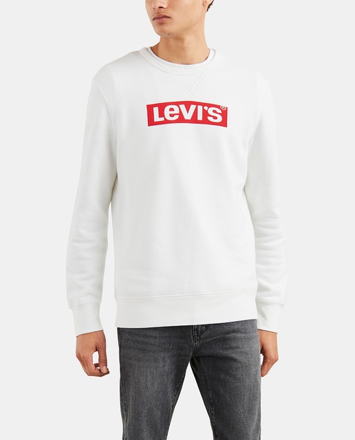 sudadera blanca levis