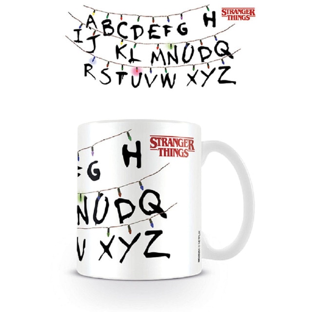 Taza Stranger Things ABC Luces Navidad