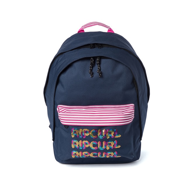 Mochila con Doble Compartimiento Letras A4 Rip Curl Azul Marino