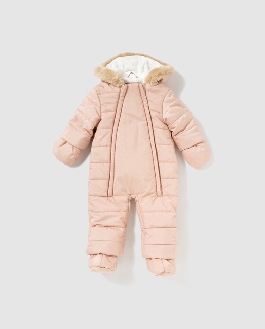 Buzo de bebé niña Dulces con capucha en rosa