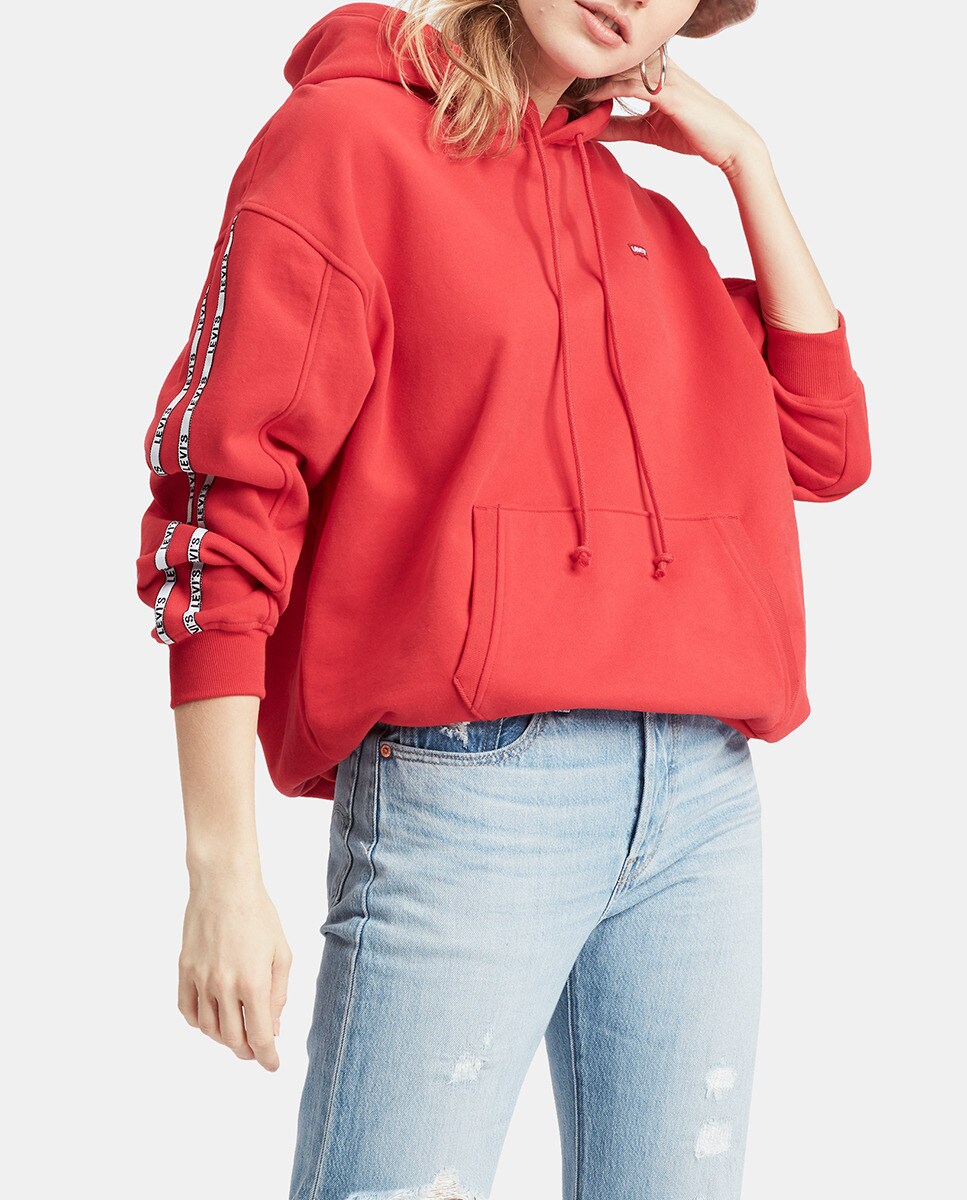 Sudadera roja de mujer Levi's con