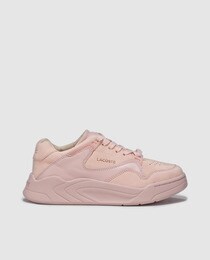 ladies pink lacoste trainers