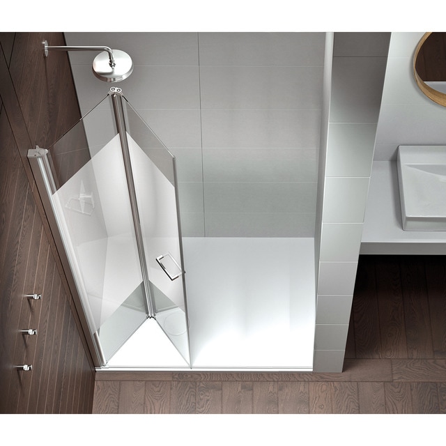 Mampara de ducha mate plegable izquierda Plus Evolution Giro Duscholux