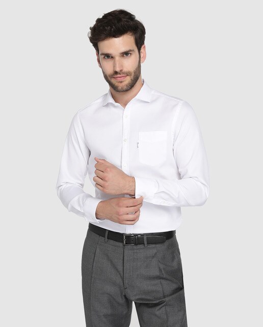 camisa pique hombre