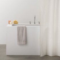 El Corte Inglés Thick fabric shower curtain